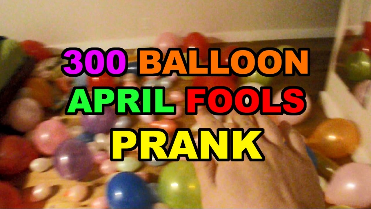FILLING MY PARENTS ROOM WITH 300 BALLOONS