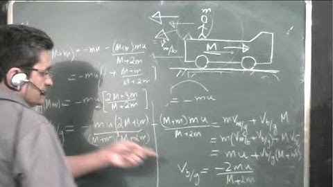 conservation of momentum- buggy man problem- solution to irodov problem 156 physics for class 12