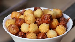 No Yeast, 4 Ingredients सिर्फ 10 मिनट में बनाये बच्चों के पसंदीदा डोनट्स Tiny Donuts in just 10 mins