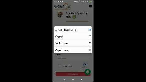 Hướng dẫn cách nạp thẻ garena bằng tin nhắn sms