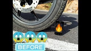 Micromax phone Vs Bike / crash test screenshot 5