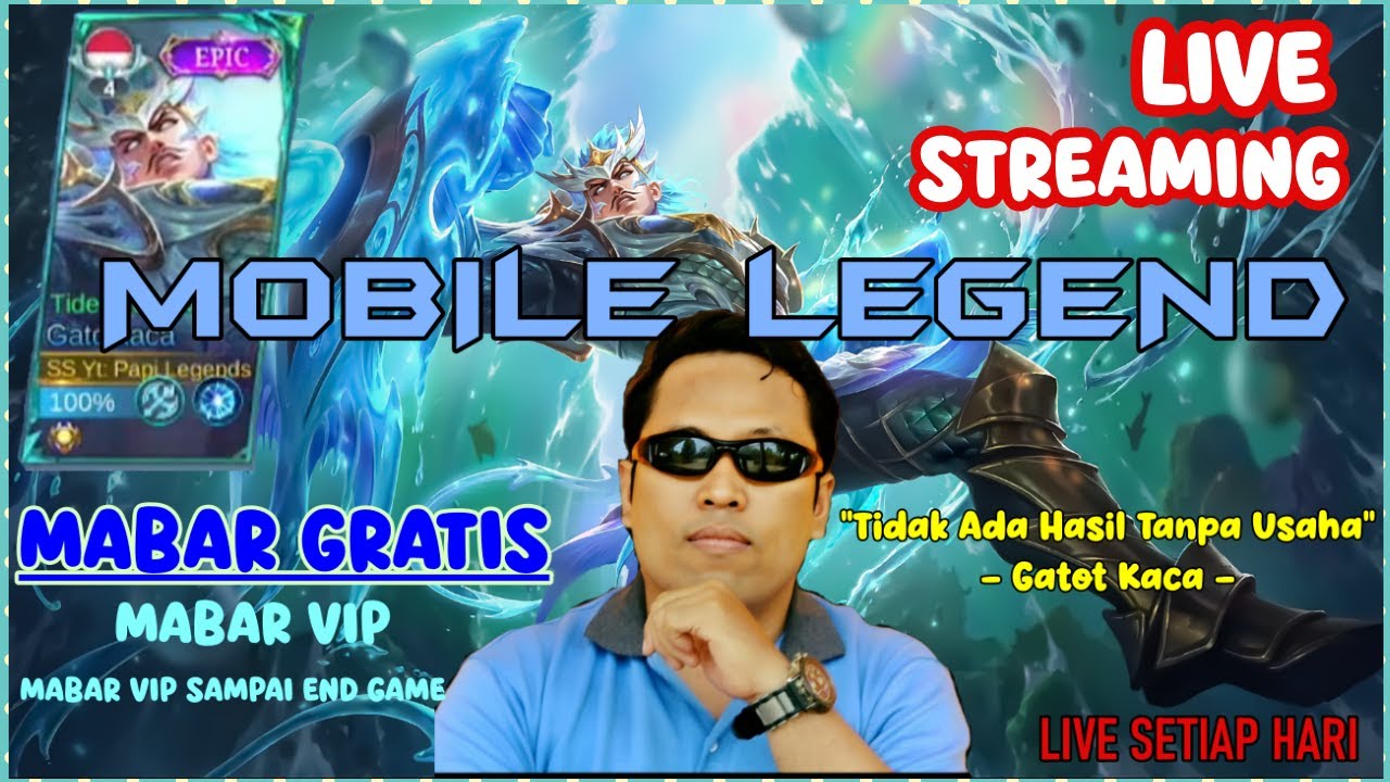 MABAR ML GRATIS LIVE PUSH RANK KE GLORY || LIVE STREAMING MOBILE LEGENDS | MLBB | LIVE ML