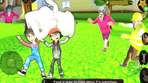 Scary Teacher 3D_New updater-New fun video everyday , gameplay walkthrough  part 65 ( android, ios)