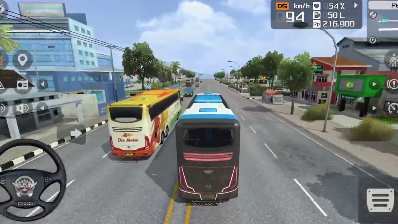 Indonesia Coach bus driving | Euro bus simulator 2025 Android gameplay #game 1 Part 1067