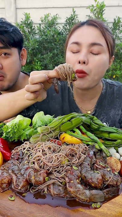 Spicy Papaya Salad with Fresh Shrimp #TummyChannel #TummyHungry