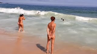 🇧🇷 A Hot Day at Leblon Beach Brazil