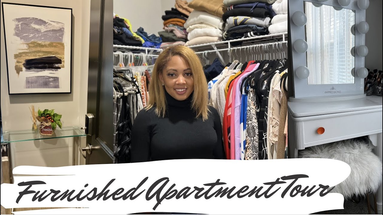 FURNISHED APARTMENT TOUR charlotte, nc YouTube