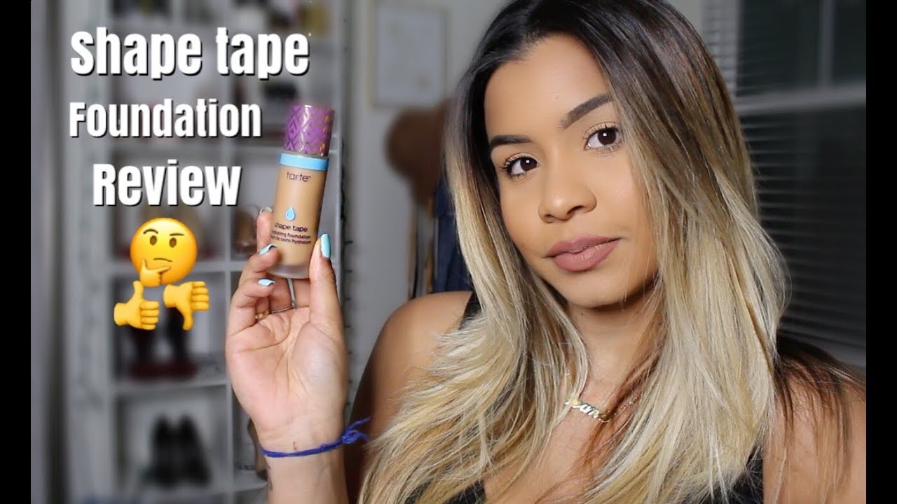 My Review on the Tarte Shape Tape Foundation - YouTube