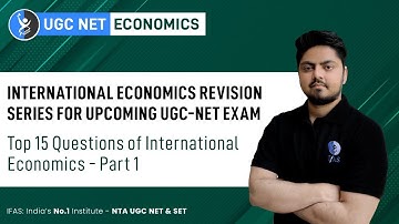 Top 15 Questions of International Economics for UGC NET | Part 1