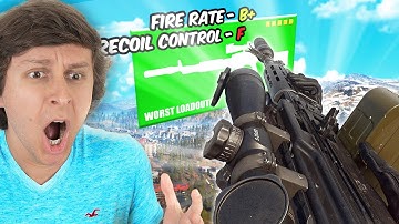 I used the WORST LOADOUT in Warzone until I got a win (I almost rage quit)