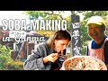Making soba noodles with the locals in Gunma, Japan (and FAILING miserably)