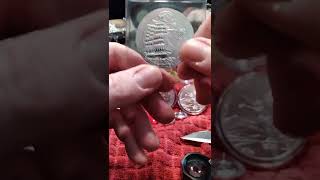 The Rwandan 1 Oz silver coin, featuring the Sedov sailing ship