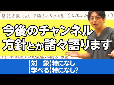 登録者数10万人記念！　アンケートにご協力ください。今後のチャンネル方針とか、もろもろ語ります。/ Celebrating 100,000 Registrants!