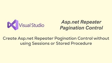 Simple way to create asp.net Repeater Pagination Control without using Sessions or Stored Procedure