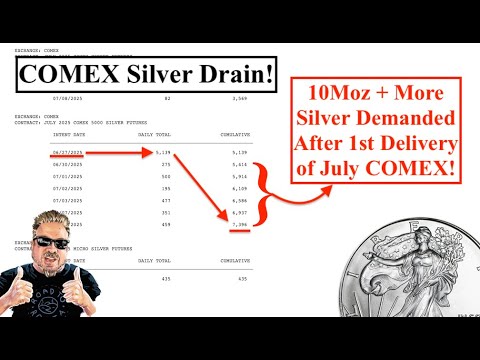 Silver Alert! July Comex Silver Deliveries Jumps From 30moz To 40moz+ After 1st Day! (bix Weir)