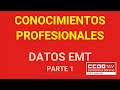 CCOO-EMT Madrid. Datos EMT (Parte 1)