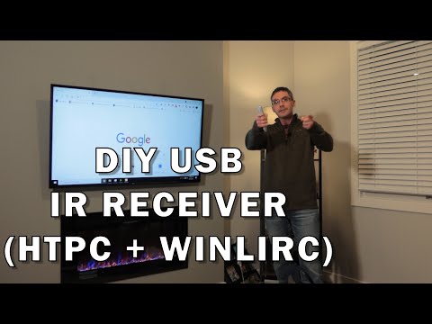 DIY USB IR Receiver - Control your PC using any remote - (HTPC + WinLIRC)