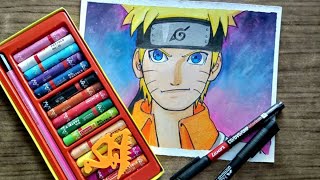 White Oil Pastels Naruto Sketch, Size: 42 Centimeter