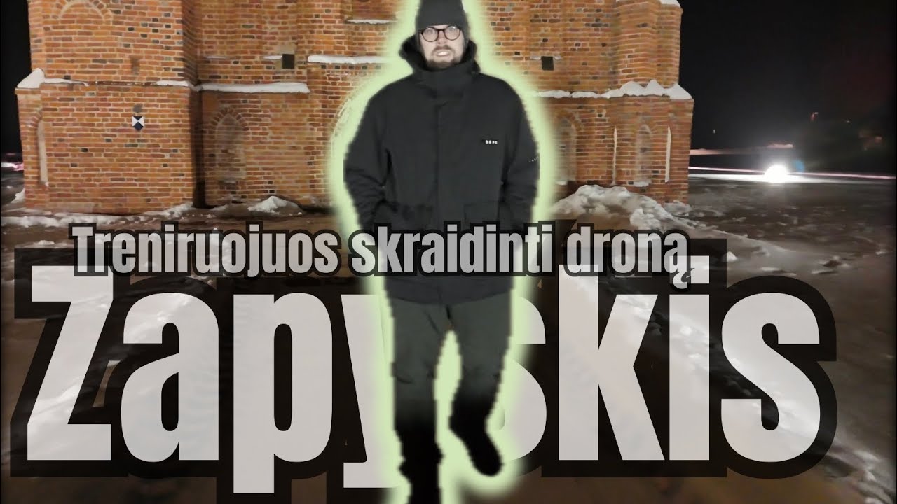 Treniruojuos skraidinti droną #Zapyškis #Vlogas 