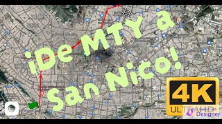 Monterrey México: De Monterrey a San Nicolás! #4K