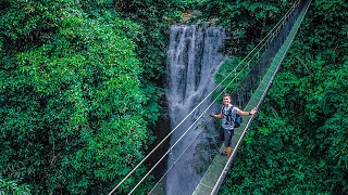 Uno de los PUENTES COLGANTES MÁS LINDOS de COSTA RICA | Los Campesinos Ecolodge