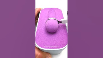 Wave Scooping Kinetic Sand | Oddly Satisfying ASMR 1678 #shorts
