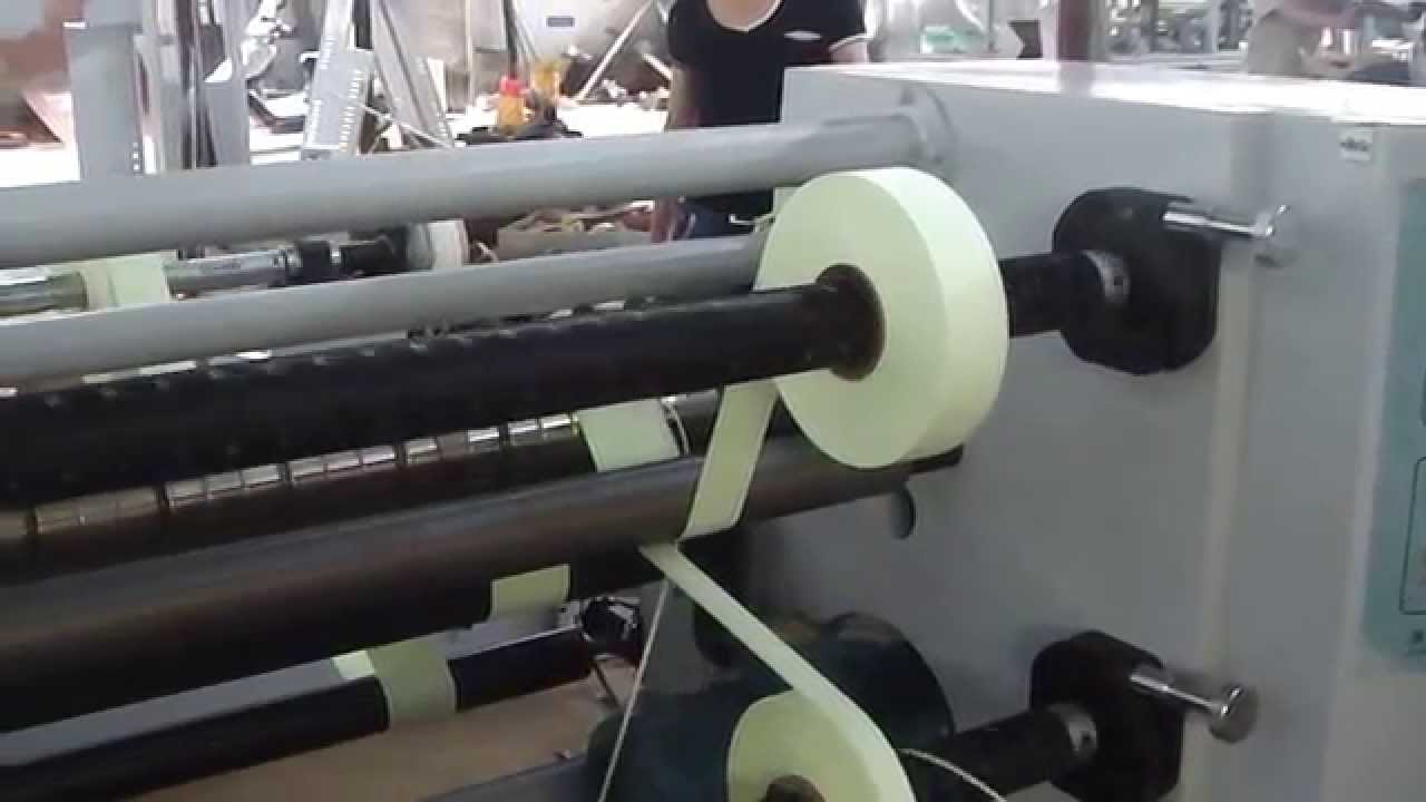 paper jumbo roll slitting rewinding machine