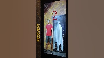 Augmented reality Photoboth. Halloween theme
