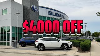 Subaru Dealerships Getting Desperate