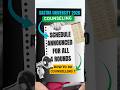 SASTRA University 2026 Counseling Schedule announced for all 4 rounds #sastra #counseling