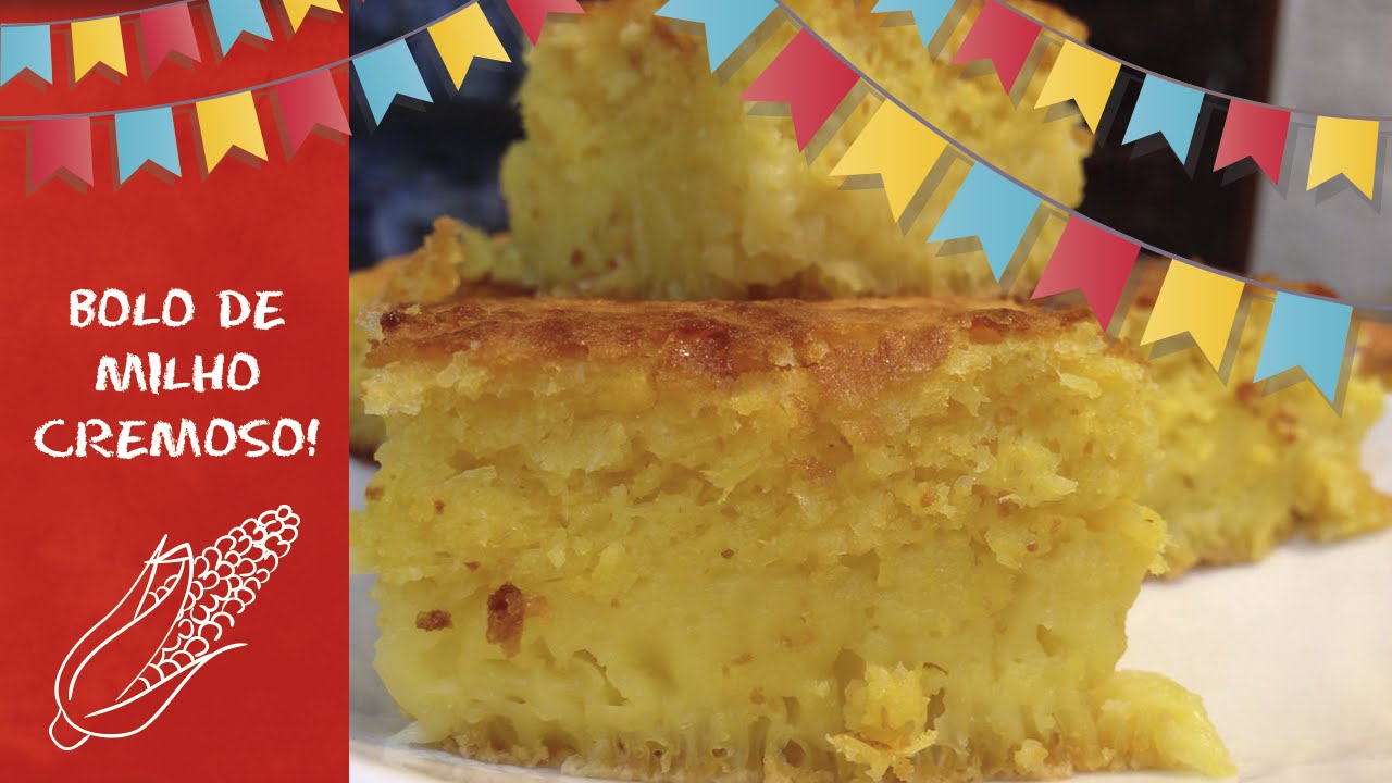 Bolo De Milho Em Espiga Com Leite Condensado