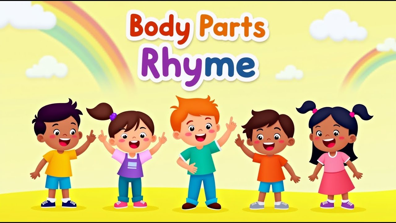 Body Parts Rhyme | New Version | fun and learning together - YouTube