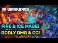 GODLY Fire &amp; Ice Elemental Mage!  ★★★ Combos! | Dota Underlords