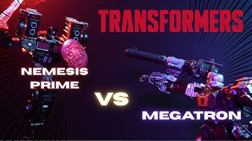 MEGATRON Vs NEMESIS PRIME Transformers Stop Motion fight animation (Studio series vs legacy)