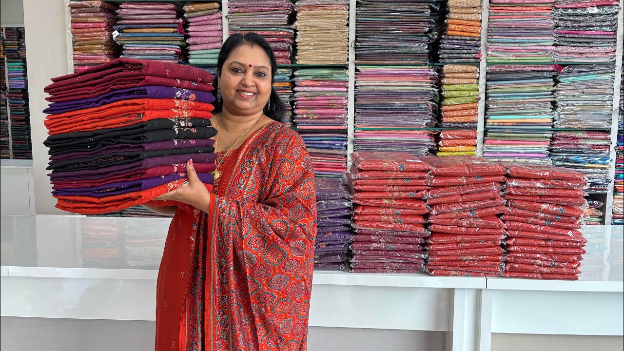 എല്ലാവരും ചോദിച്ച Blooming Vichitra Materials With Semi Modal Dupatta Restock വന്നുട്ടോ 