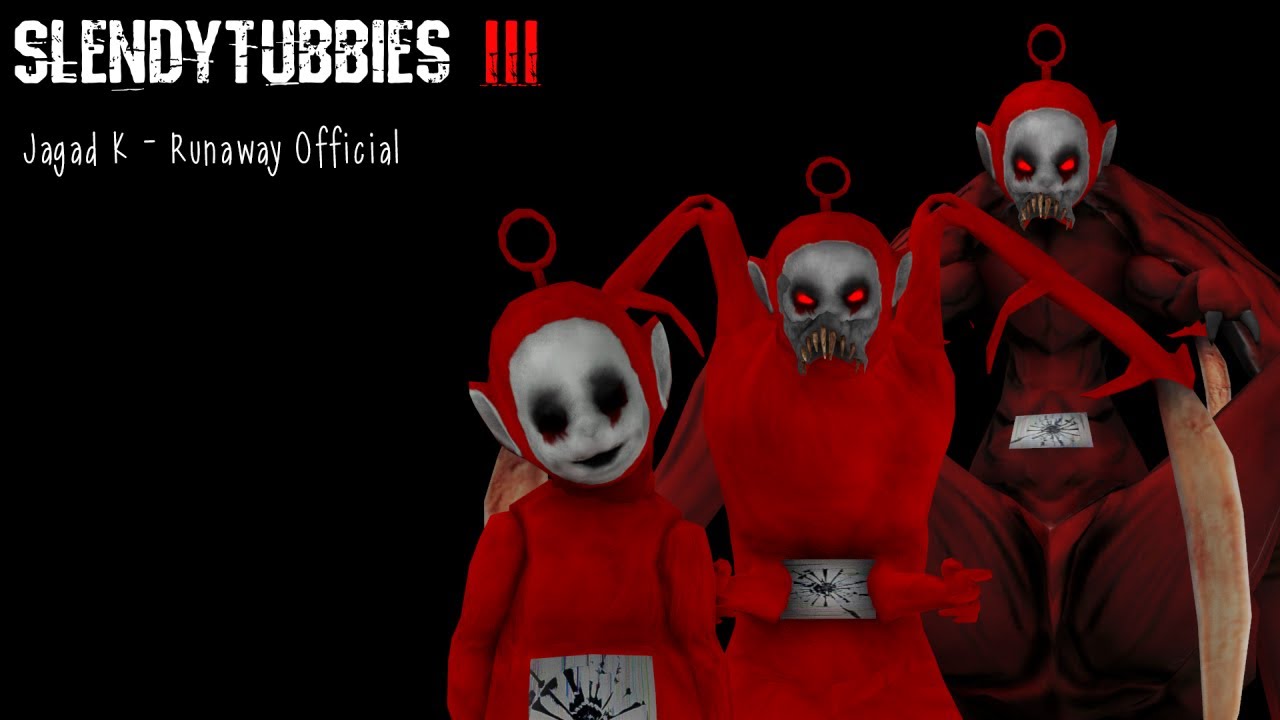 Run away slendytubbies. Телепузики хоррор 3 slendytubbies. тилипузик.