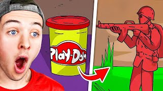 Reacting to MILITARISTIC PLAY-DOH! (SCP-705)