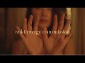 Asmr relaxing hand movements plucking clawing reiki transmission no talking rain sounds