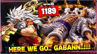 OP 1189 SPOILERS - LUFFY FALLS!! Gaban Saves Luffy from the King of the World!!