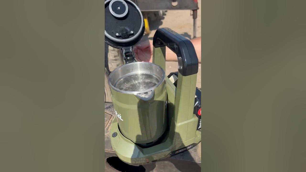 Аккумуляторный чайник Makita в действии 😎👍 - YouTube