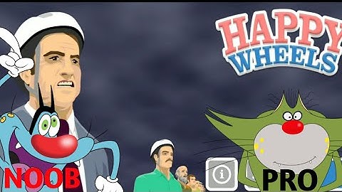 NOOB vs PRO vs HACKER | Happy wheels | With Oggy And Jack | Dr.Octavius Gamer | ALL Levels