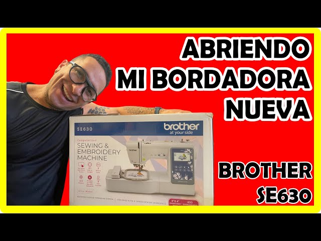 Bordadora doméstica – máquina de coser BROTHER SE630 – Maquinas de  Confección