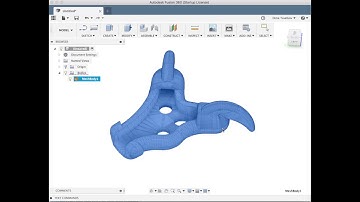 Fusion360: Edit STL-mesh