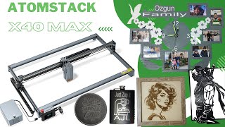 ATOMSTACK X40 MAX Mastering Precision with the Ultimate Laser Engraver & Cutter!