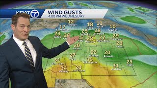 Gusty winds and high fire danger in New Mexico