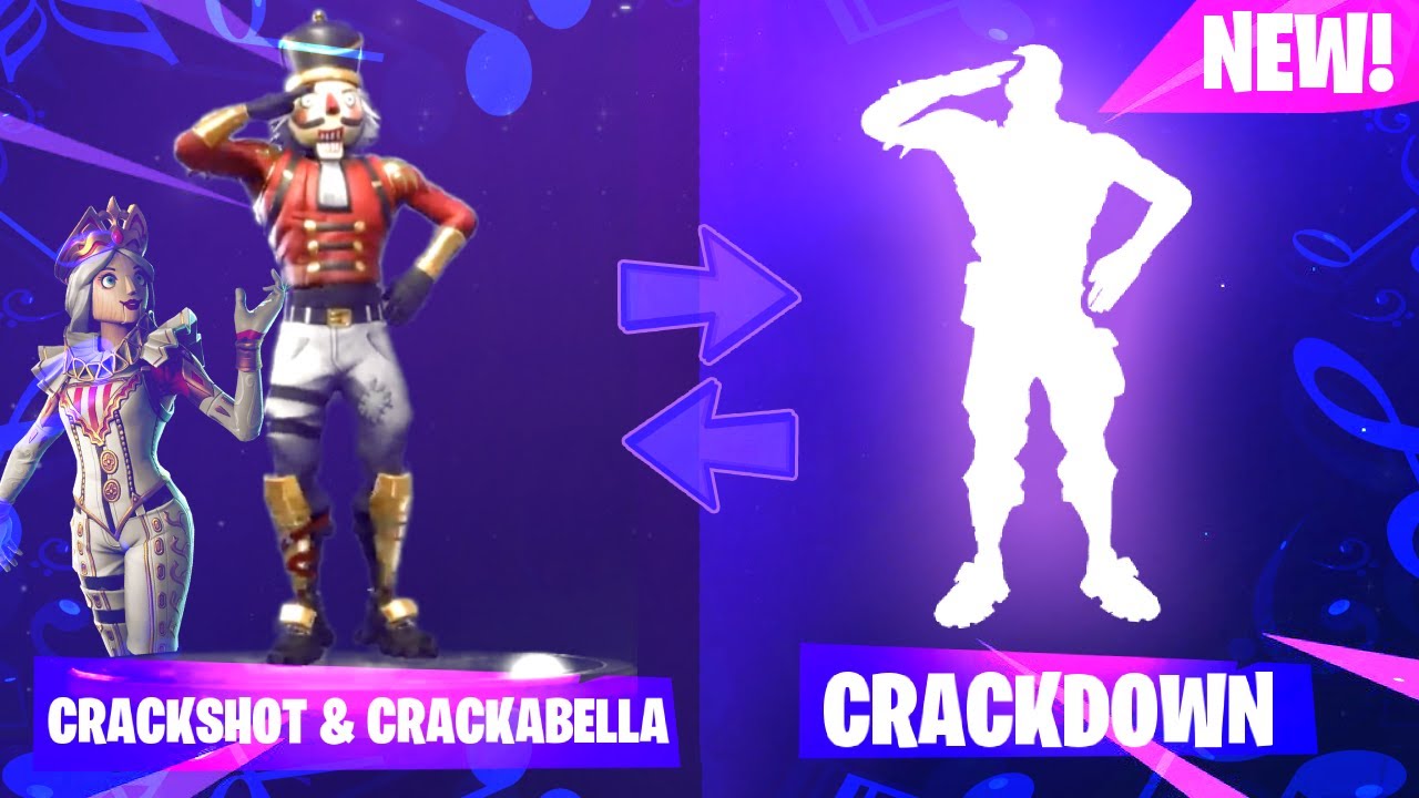 Crackshot Fortnite Dance Crackshot Doing Crackdown Emote Fortnite Crackabella Included Crackshot Emote Youtube