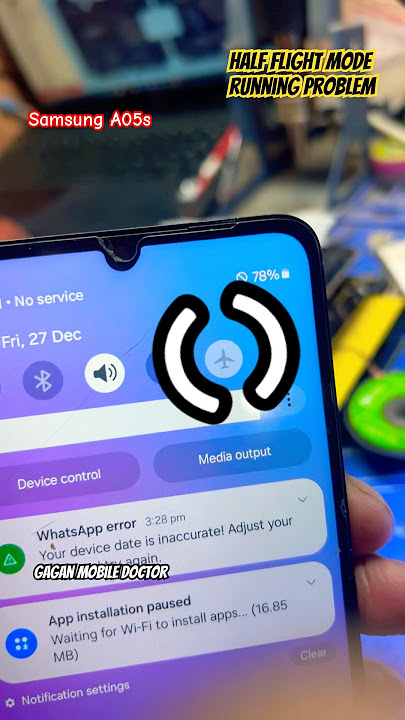 Samsung A05s (a055f) Half flight mode  sim disconnect without sim half flight mode #flightmode