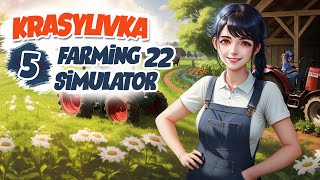 Трави тут по пояс, а колоди в 2 обхвати - ч5 Farming Simulator 22