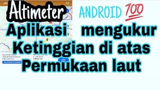 Cara mengunakan Aplikasi Altimeter di HP Android screenshot 5