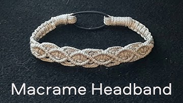 Easy DIY Macrame Headband